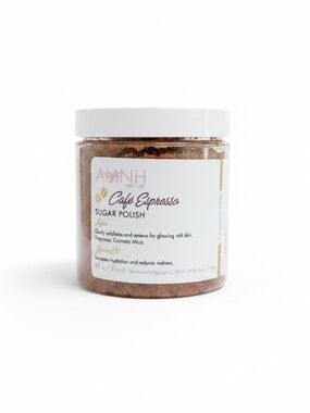 Aminnah Café Espresso Sugar Polish - Exfoliating Body Scrub
